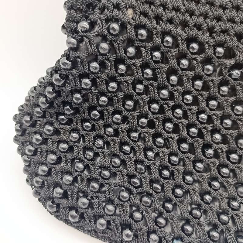 Vintage handbag with bead work