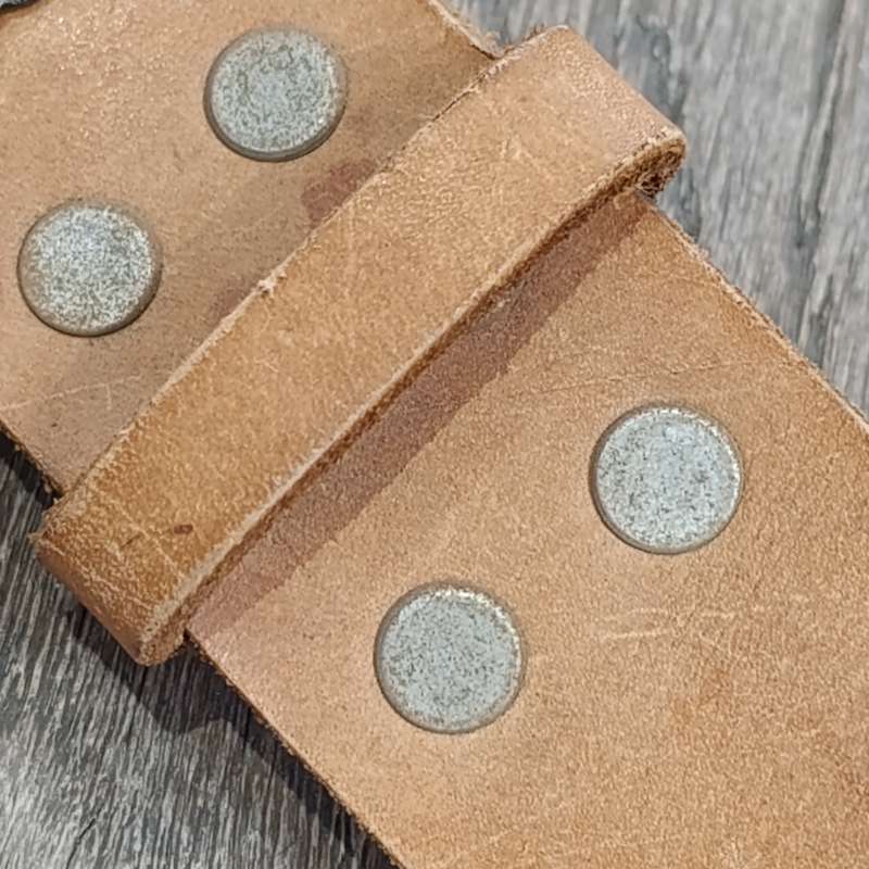 Vintage SADF 32 Batallion Western style leather belt - bought from SAWI in late 1970's