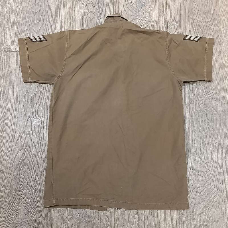 SADF Nutria short sleeve shirt of Sergeant Barkhuisen with marksman badge - size medium