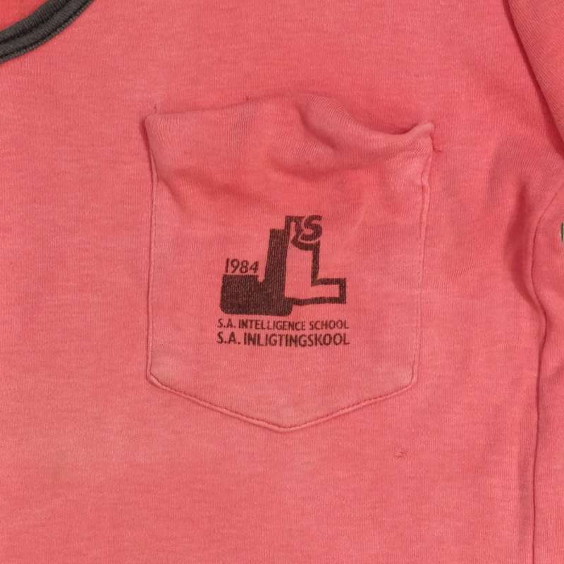 1984 SA Intelligence school Vasbyt T-shirt
