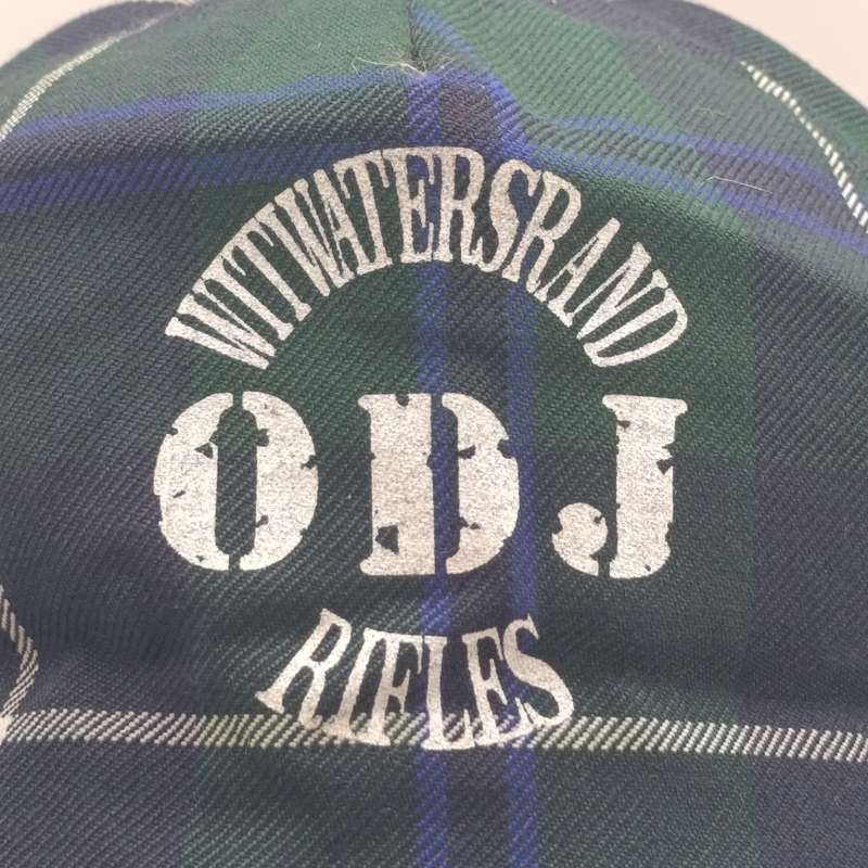 SADF Witwatersrand Rifles ODJ tartan sports cap