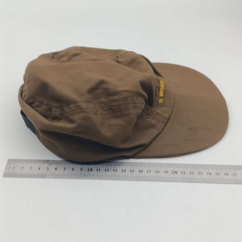 SADF signal corps 72 Brigade nutria flap cap - sweat band loose