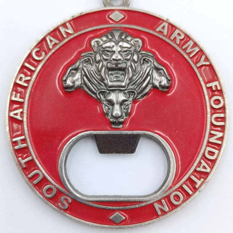 South African Army Foundation 60 years bottle opener