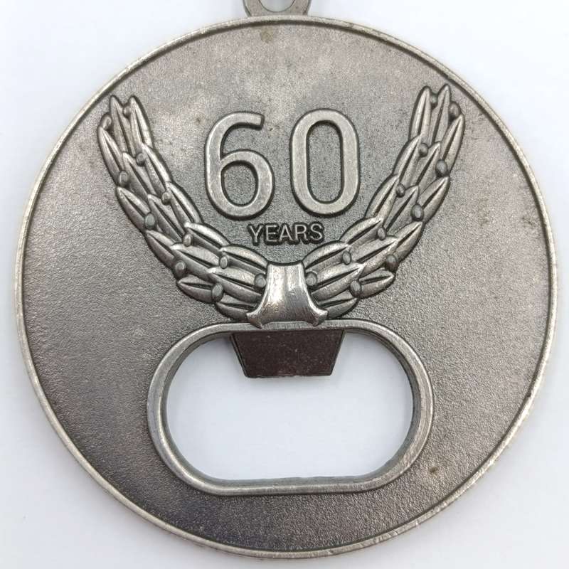 South African Army Foundation 60 years bottle opener