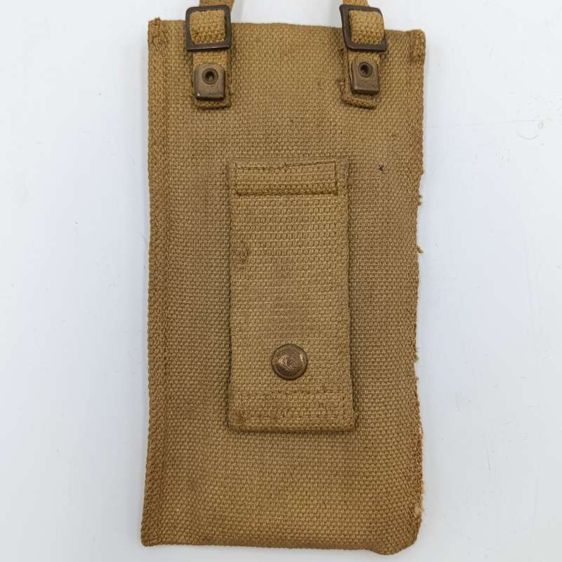 WW2 SA Union Defence Force pouch with military issued slide Ruler