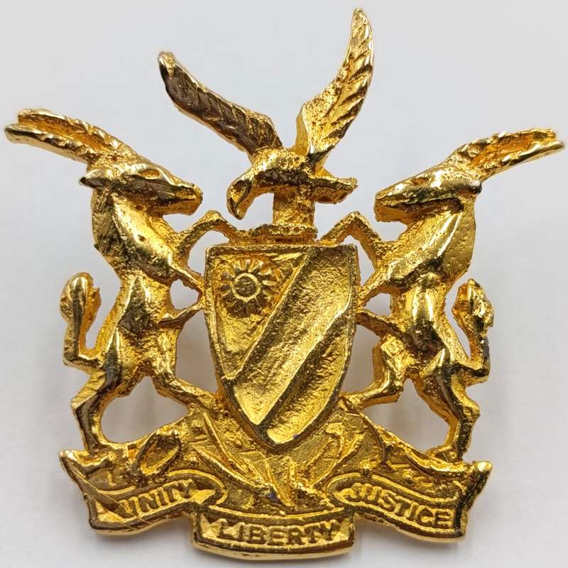 Pair of Namibian Army Warrant Officer badges