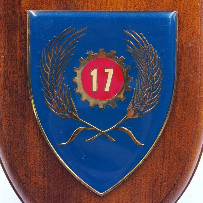 SADF 17 Maintenance Unit plaque