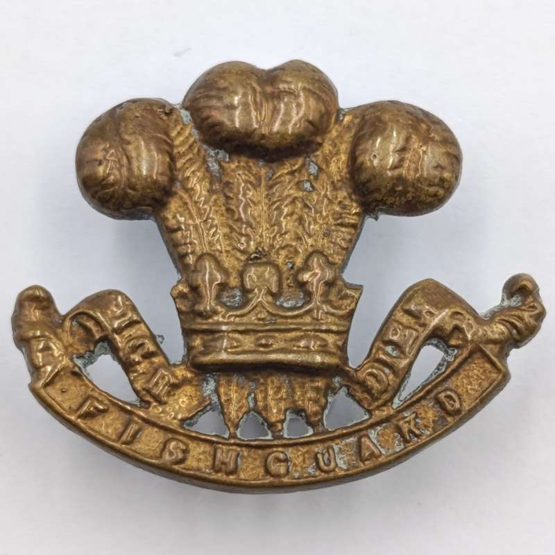 Pair of Pembroke Yeomunry (FishGuard) collar badges