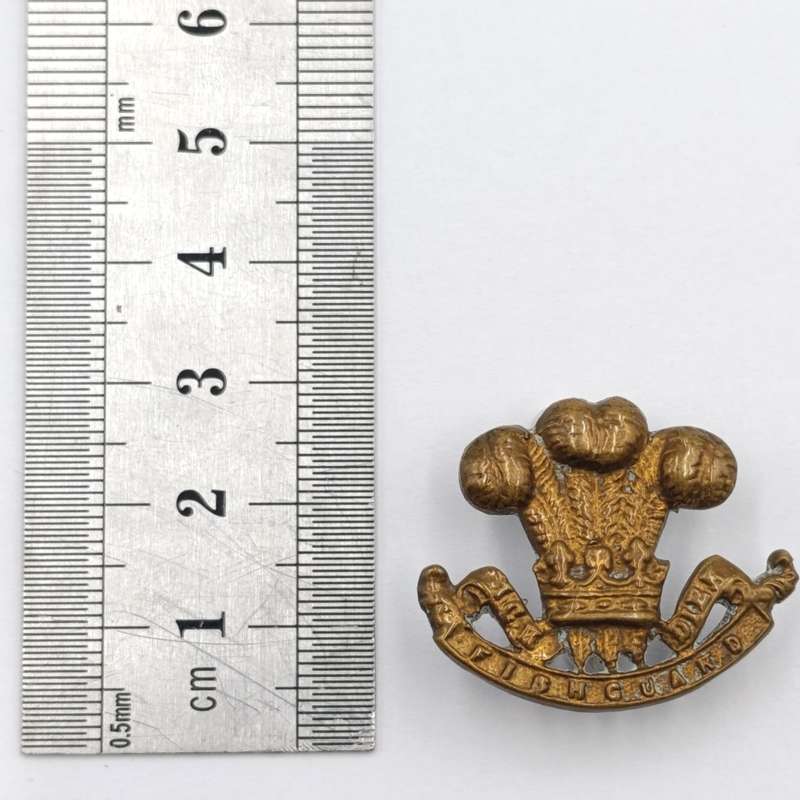 Pair of Pembroke Yeomunry (FishGuard) collar badges