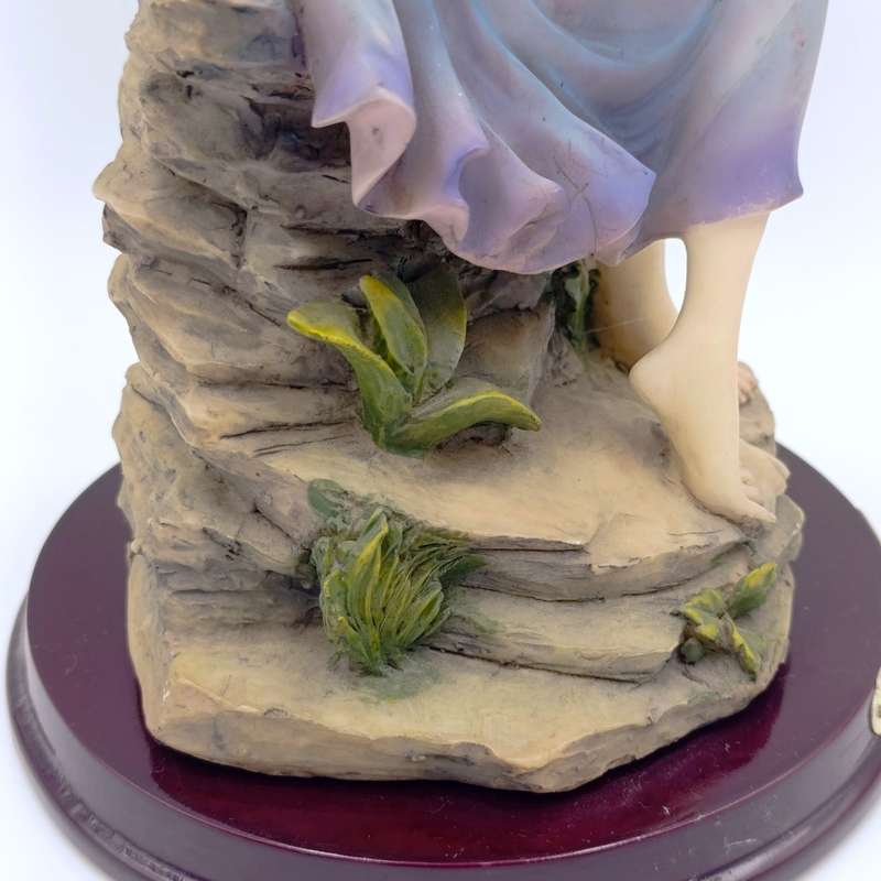 Beautiful Angelica Collection poly resin figurine of girl with book