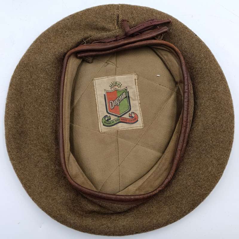 WW2 SA Union Defence Force beret - made by Dugson - excellent condition - size 56