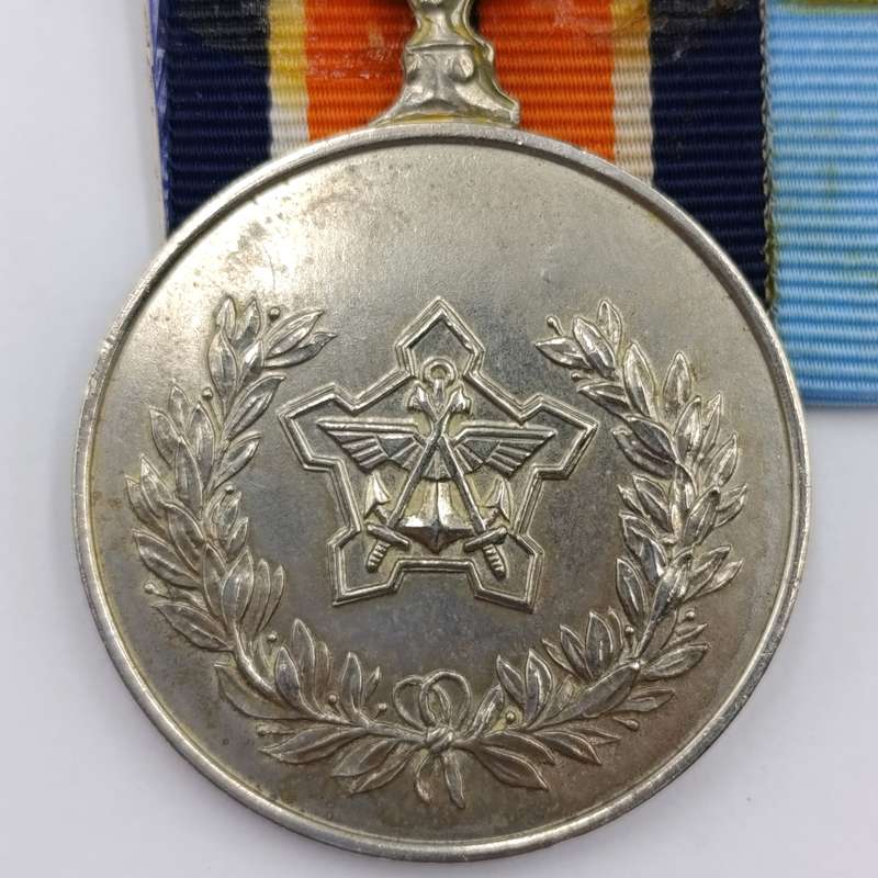 Set of 3 SADF medals including De Wet medal #655