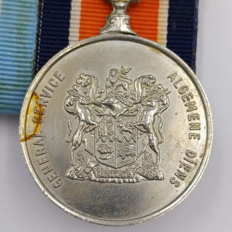 Set of 3 SADF medals including De Wet medal #655