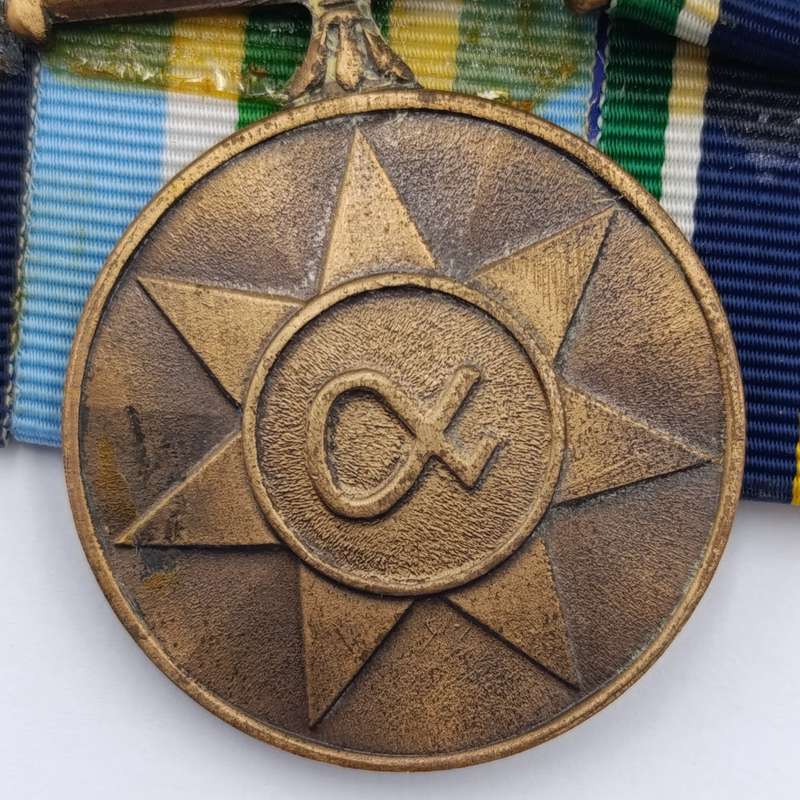 Set of 3 SADF medals including De Wet medal #655