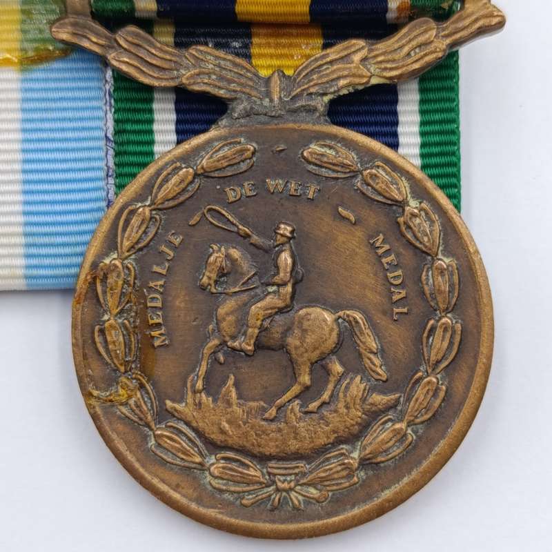 Set of 3 SADF medals including De Wet medal #655