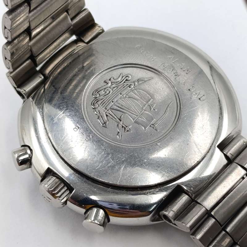 Vintage 1971 Tissot T12 chronograph mechanical mens watch - very good condition - working