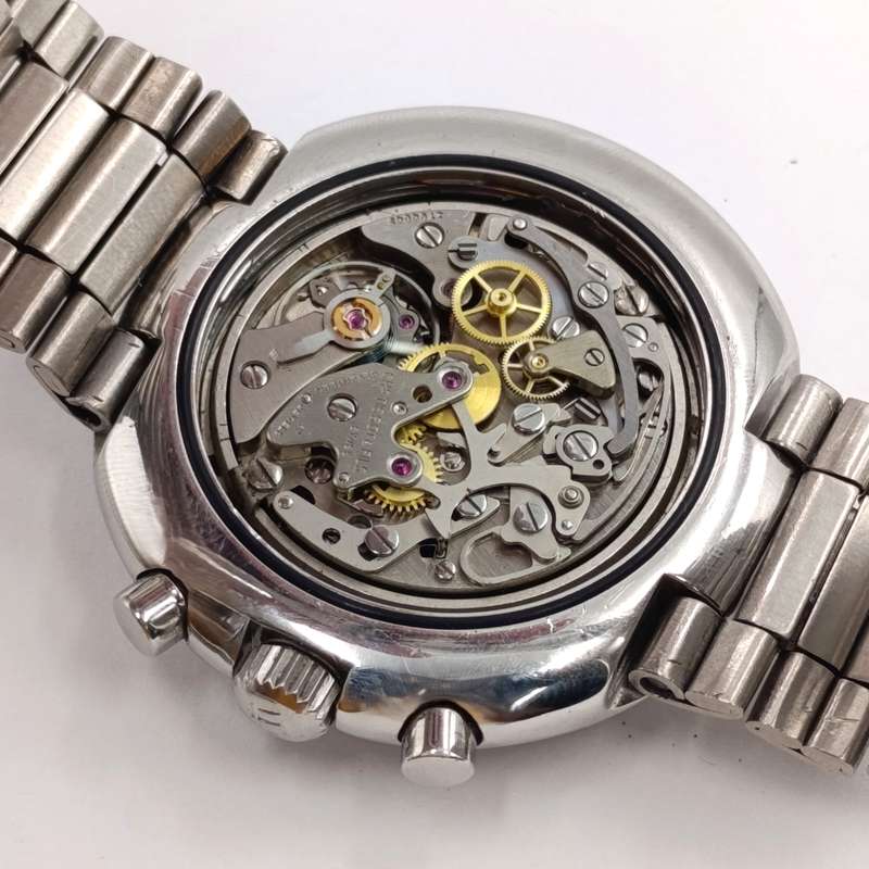 Vintage 1971 Tissot T12 chronograph mechanical mens watch - very good condition - working