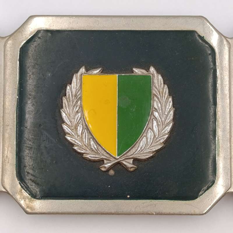 SA Army 7th SA Infantry division HQ stable belt buckle
