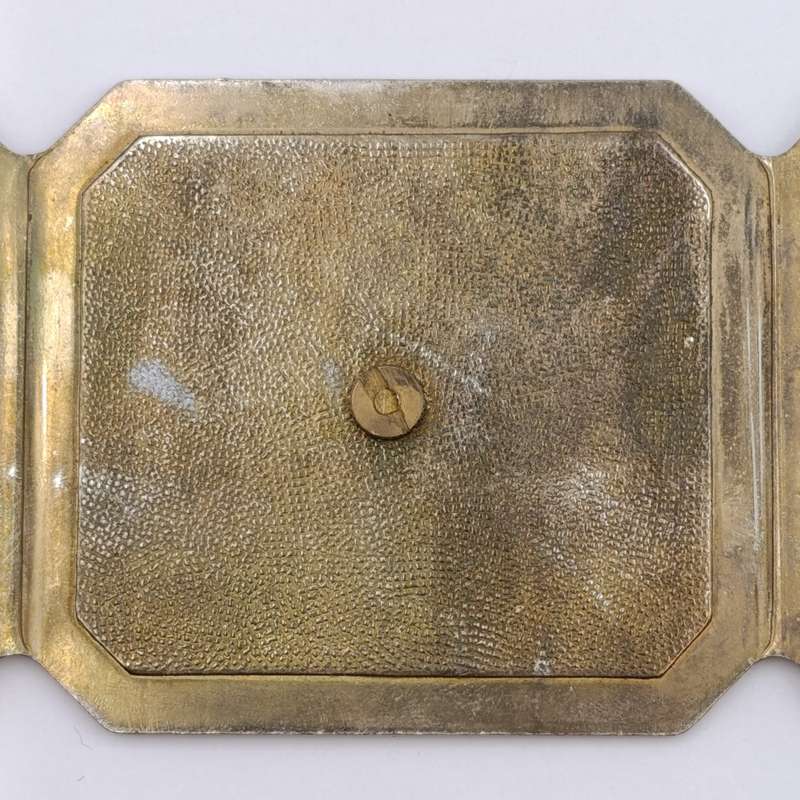 Unusual Johannesburg coat of arms stable belt buckle