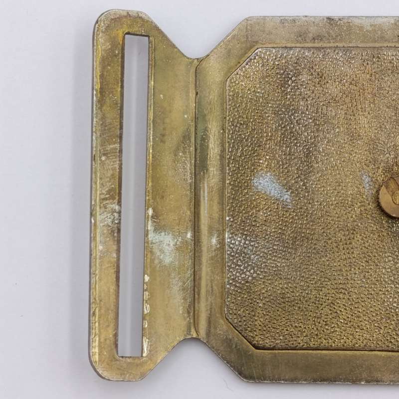 Unusual Johannesburg coat of arms stable belt buckle
