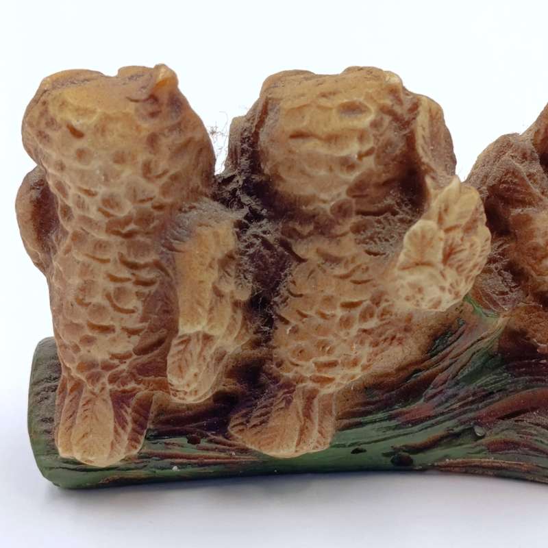 See no evil, hear no evil, speak no evil owl figurine
