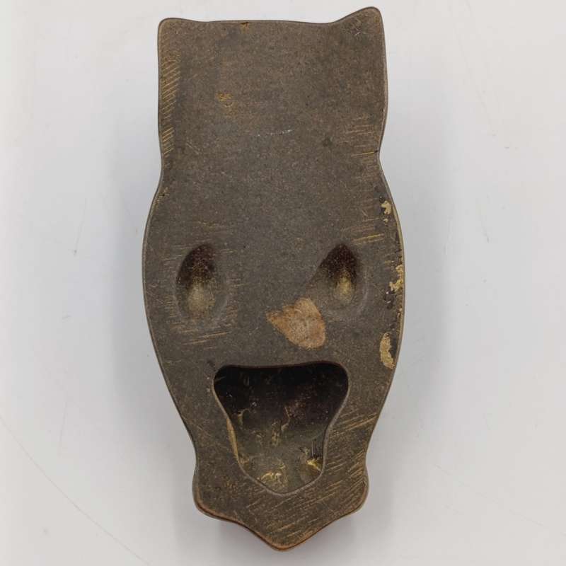 Vintage brass owl paper clip