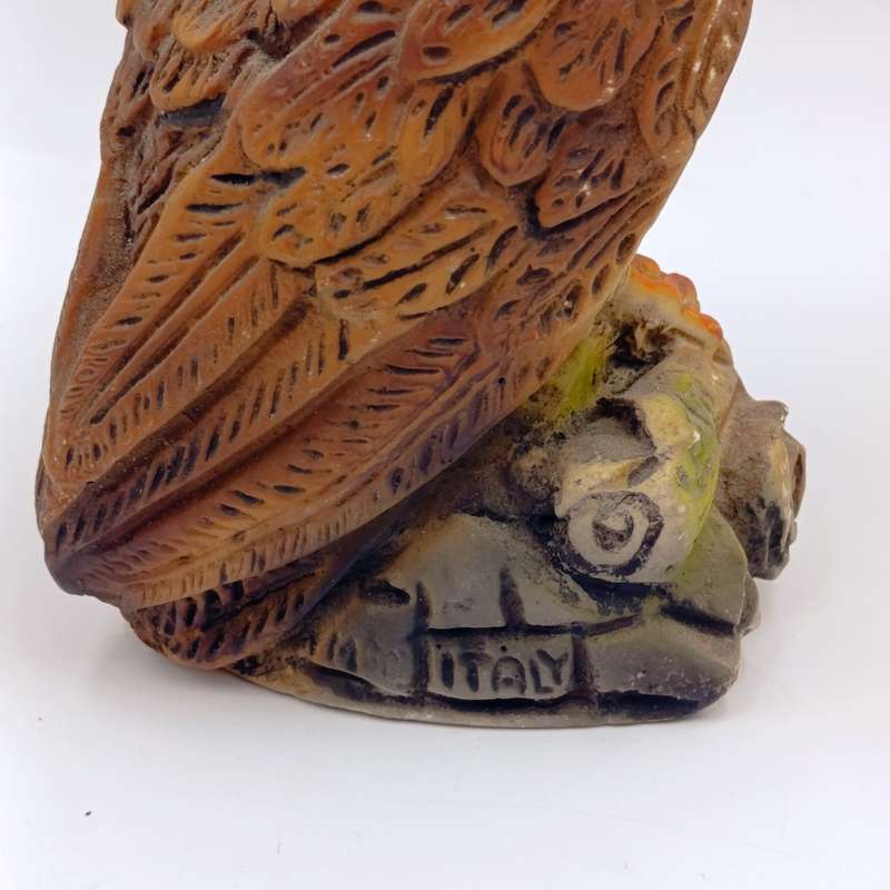 Handpainted resin owl figurine