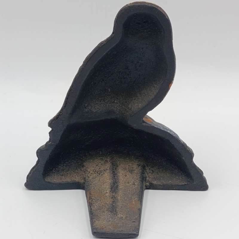 Vintage Cast iron owl door stopper
