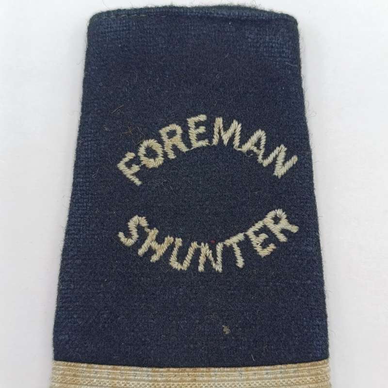 Pair of SA Railways Foreman - Shunter rank epaulettes