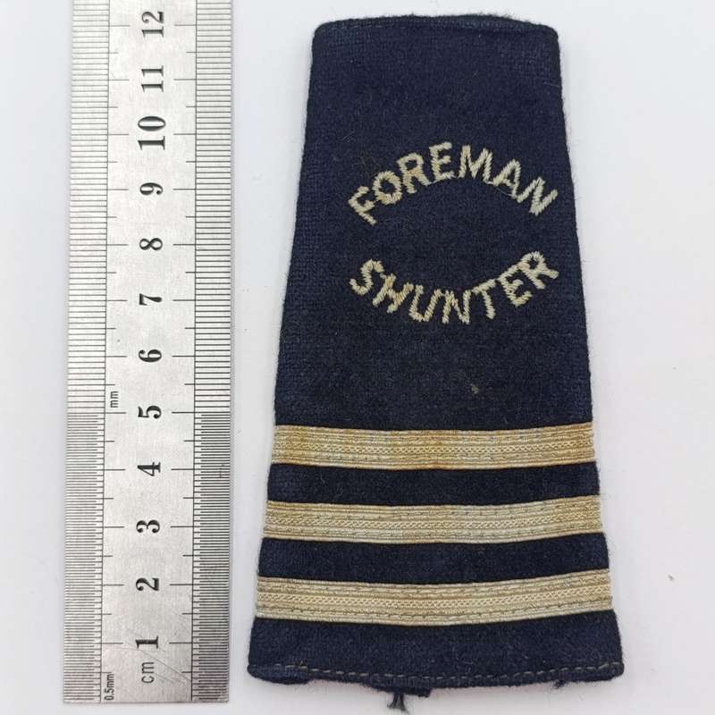 Pair of SA Railways Foreman - Shunter rank epaulettes