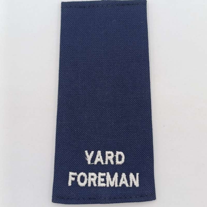 Pair of SA Railways Yard Foreman rank epaulettes