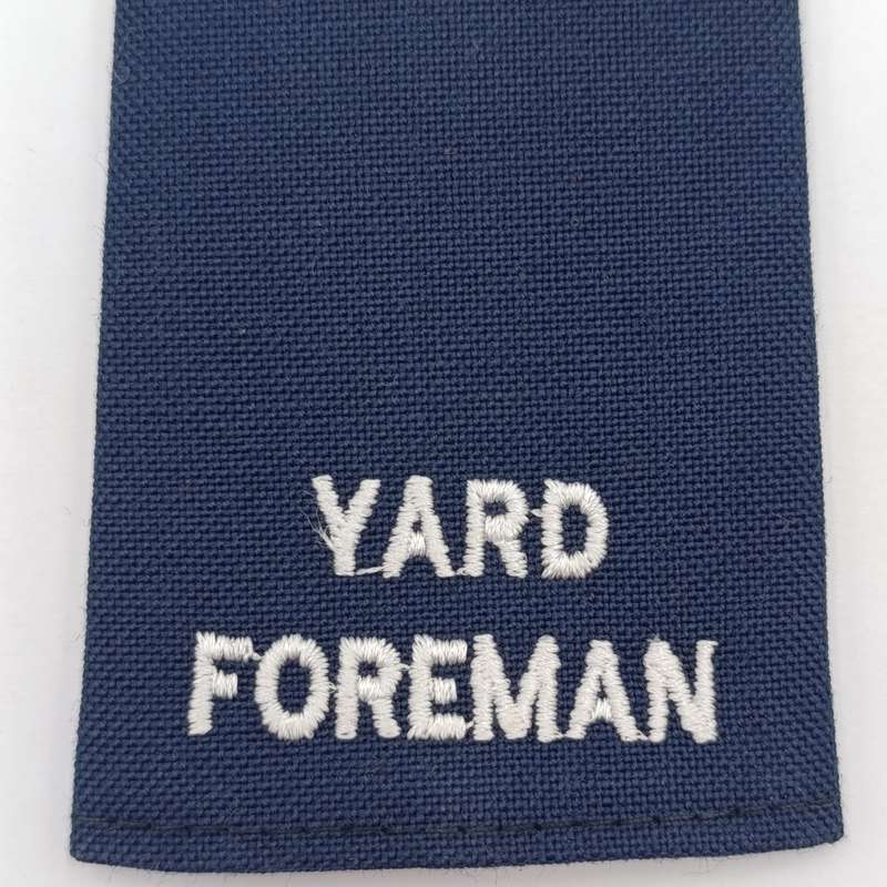 Pair of SA Railways Yard Foreman rank epaulettes