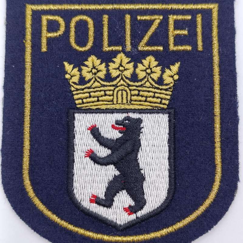 German Berlin Police cloth badge