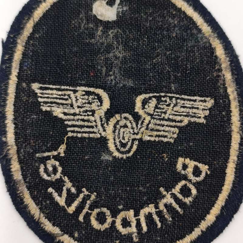 German Bahnpolizei Railway Police cloth badge