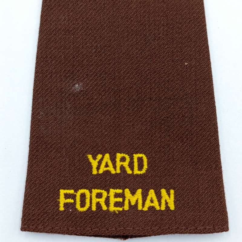 Pair of SA Railways Yard Foreman rank epaulettes