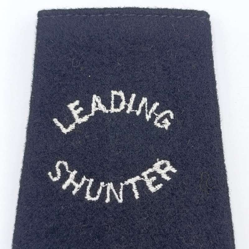 Pair of SA Railways Leading shunter rank epaulettes