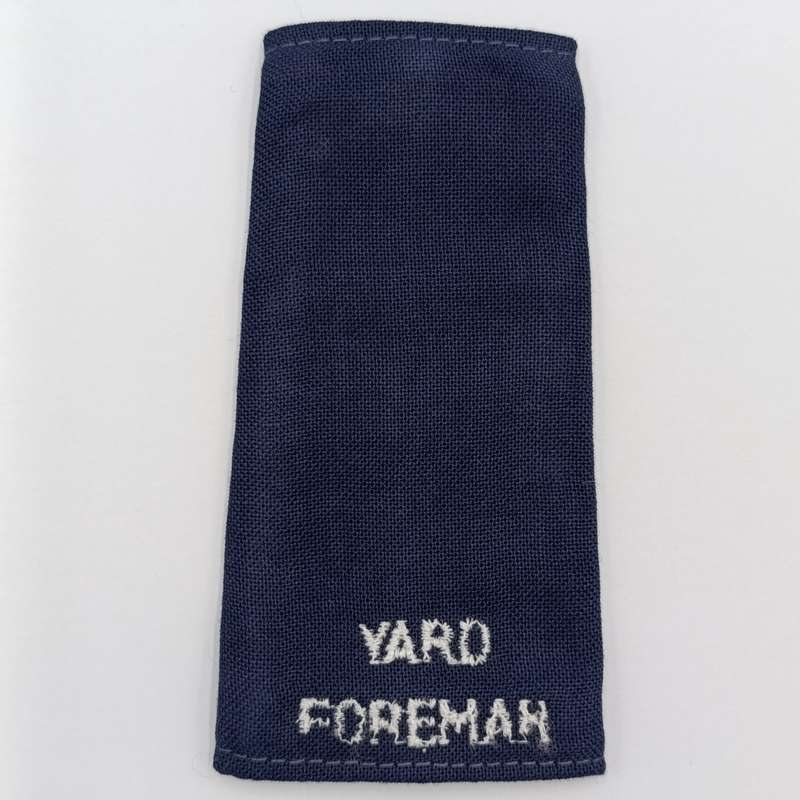 Pair of SA Railways Yard Foreman rank epaulettes