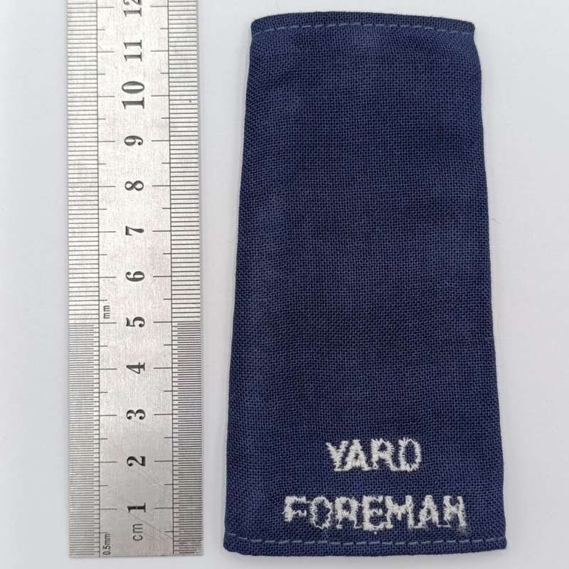 Pair of SA Railways Yard Foreman rank epaulettes