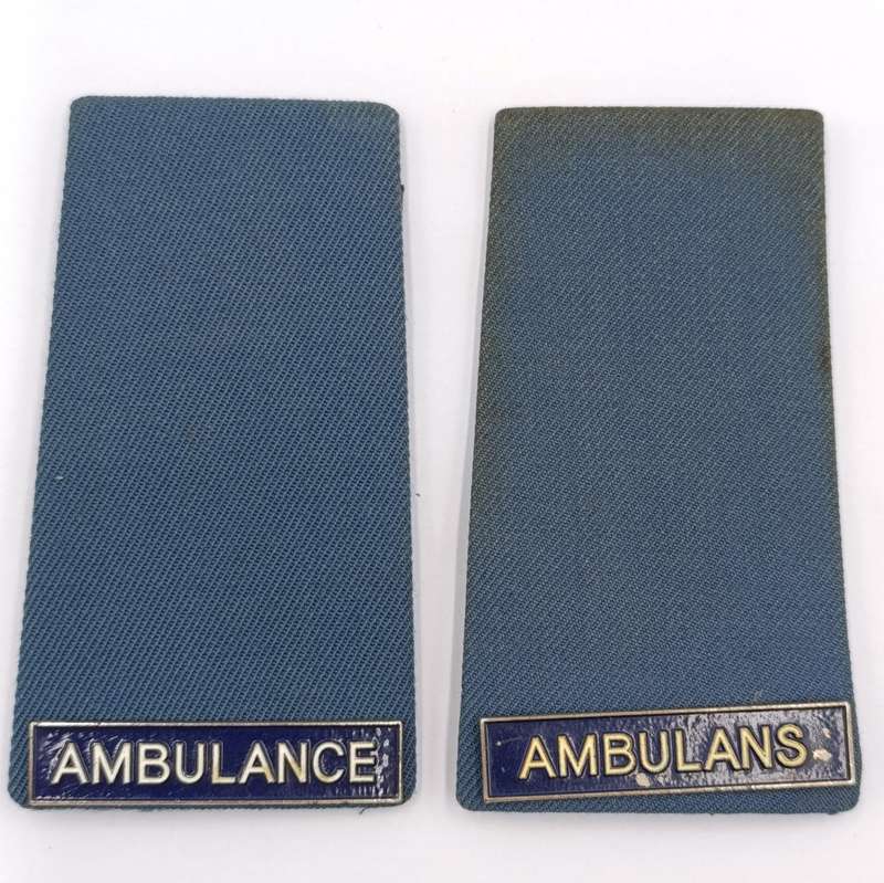Pair of South African Ambulance service epaulettes
