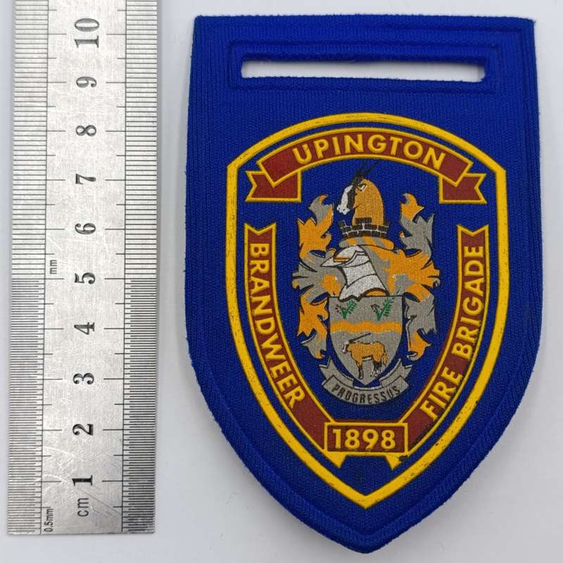 Pair of Upington Fire Brigade tupperware flashes