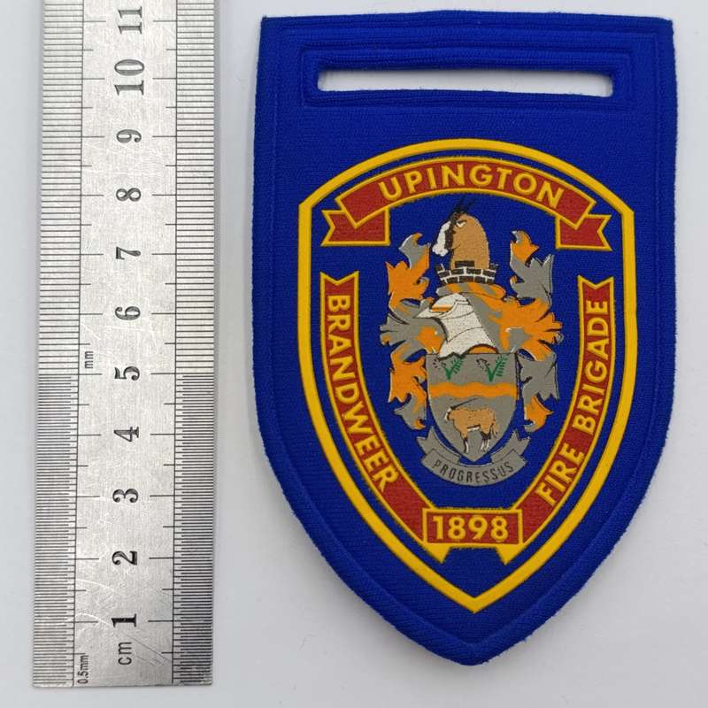 Pair of Upington Fire Brigade tupperware flashes