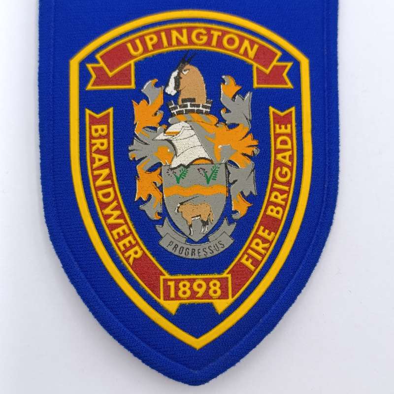 Pair of Upington Fire Brigade tupperware flashes