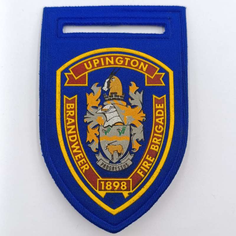 Pair of Upington Fire Brigade tupperware flashes