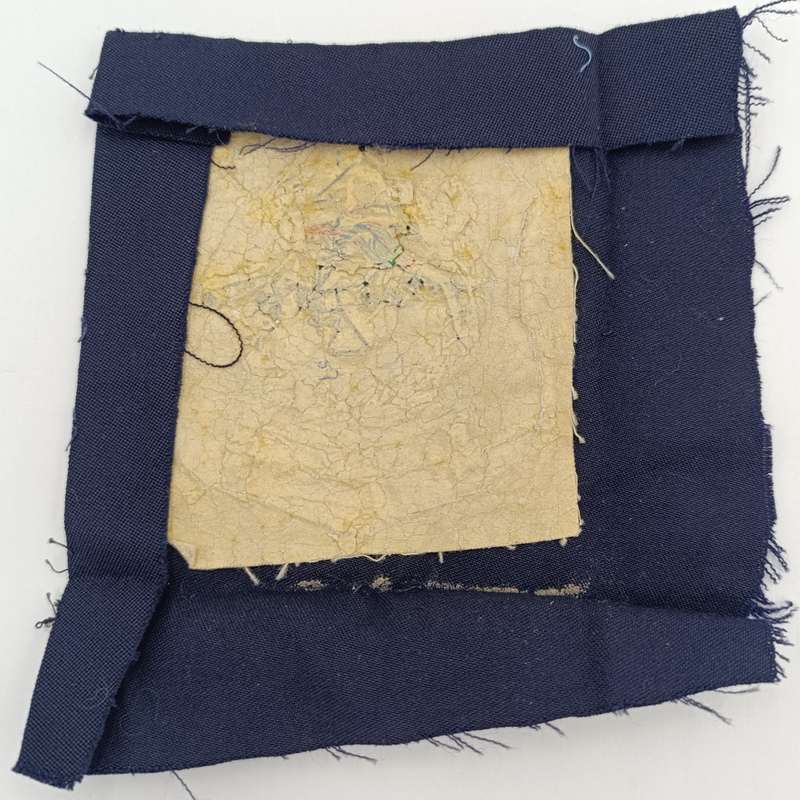 WW2 SA Air Force bullion wire cloth badge 