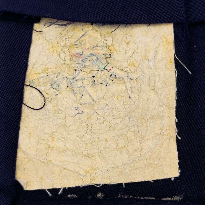 WW2 SA Air Force bullion wire cloth badge 