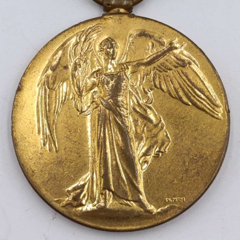 Pair of WW1 medals issued to Pte. F.W Geisler, 1st SA Infantry