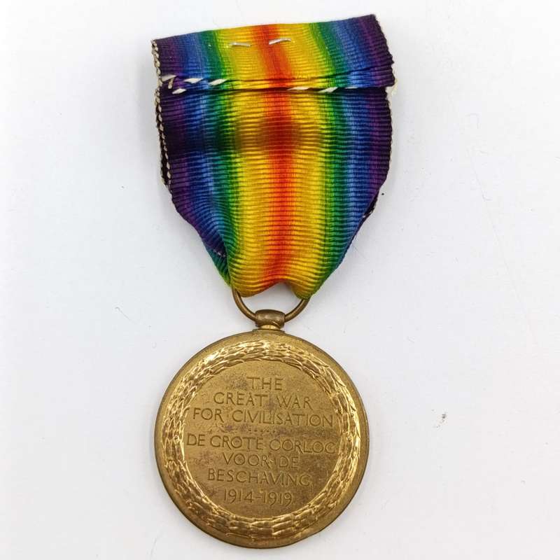 Pair of WW1 medals issued to Pte. F.W Geisler, 1st SA Infantry