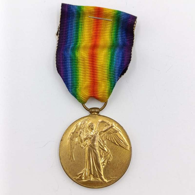 Pair of WW1 medals issued to Pte. F.W Geisler, 1st SA Infantry