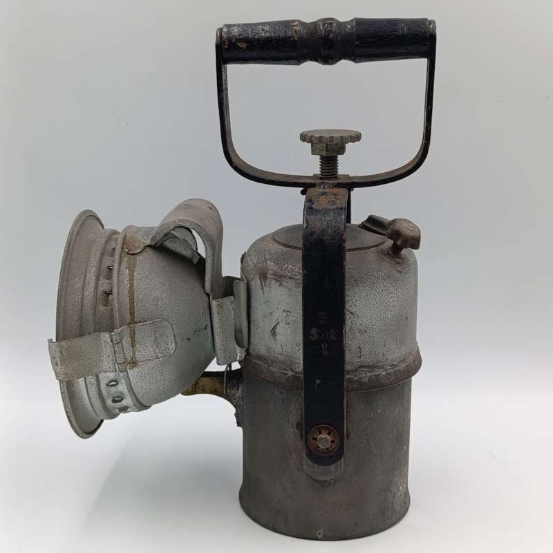 Vintage SA Transport carbide lantern - marked SAT/SAV