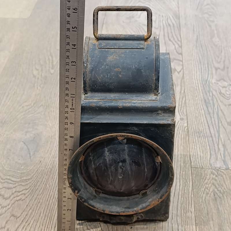 Vintage SA Railways red signal lantern